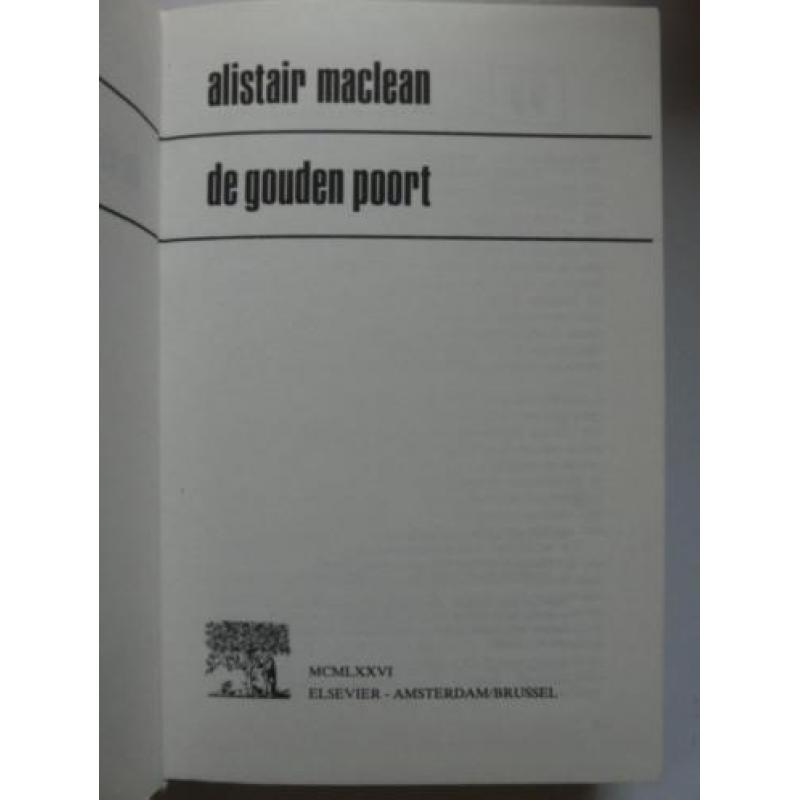 Alistair MacLean # 9 hardcovers (zie foto's)