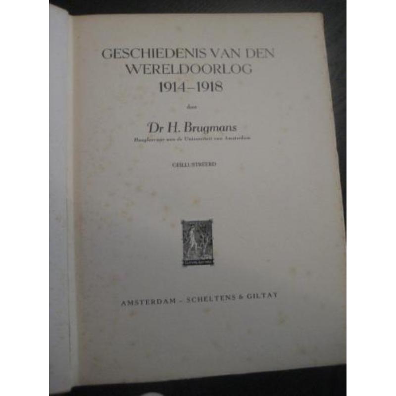 geschiedenis van den wereldoorlog 1914-1918