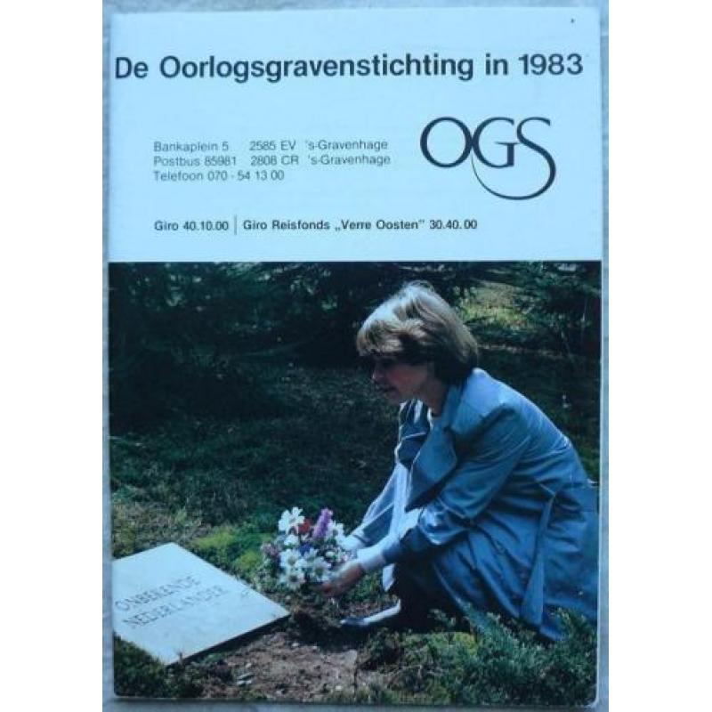 Boekje oorlogsgraven Oorlogsgravenstichting in 1983