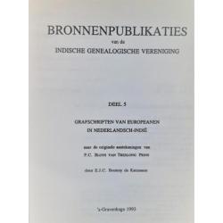 Grafschriften van Europeanen in Nederlandsch-Indië.