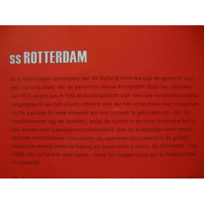 SS ROTTERDAM-Beknopte scheepsbiografie