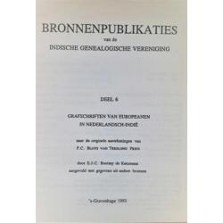 Grafschriften van Europeanen in Nederlandsch-Indië.