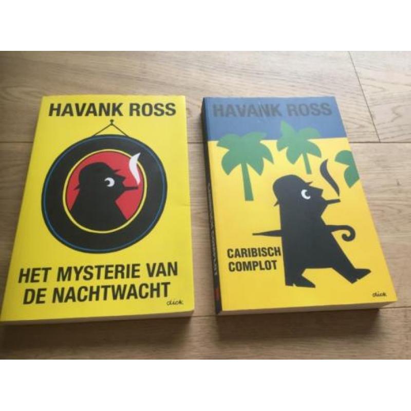 Havank Ross, 2 boeken: Caribisch complot/Mysterie Nachtwacht