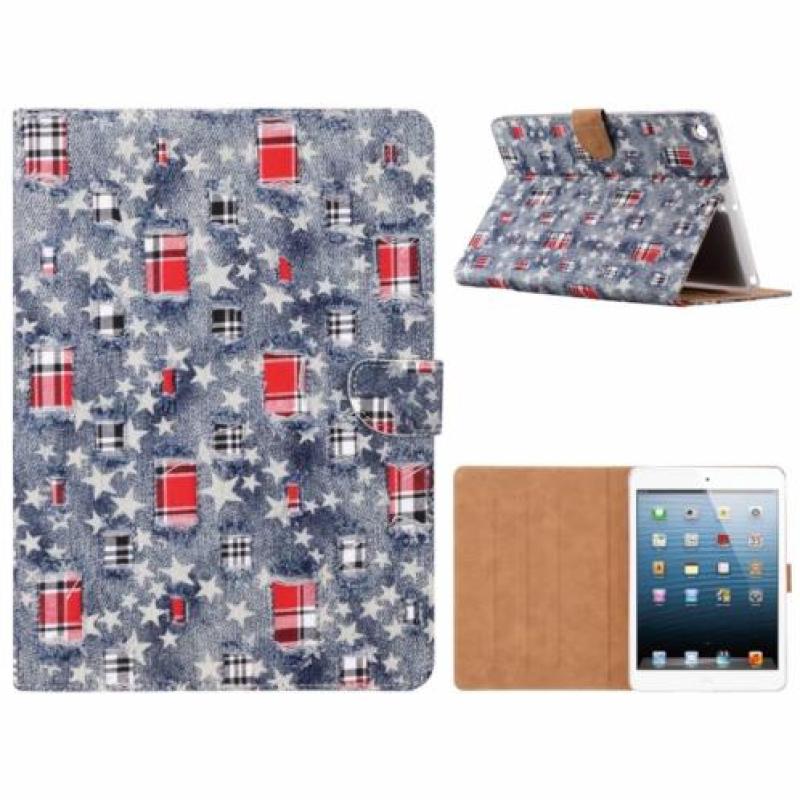 Ntech iPad 9.7 inch (2018) / (2017) Ster & Denim Design Boo