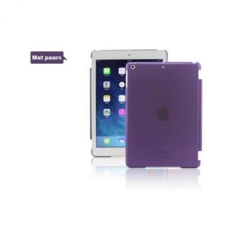 iPad Air 2 achterkant hoes hoesje case Doorzichtig - Paars
