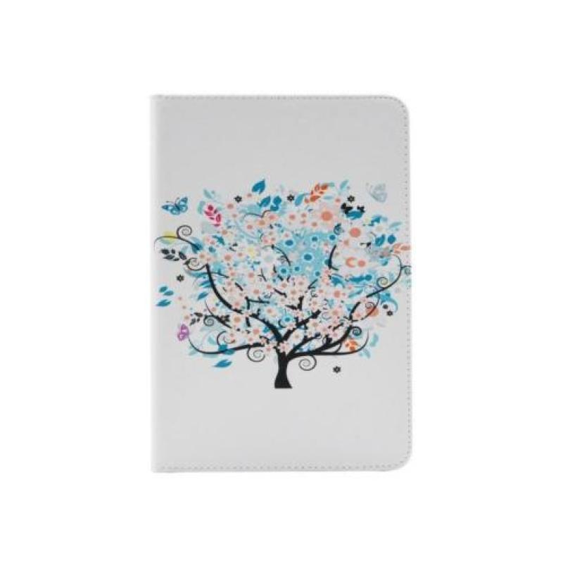 iPad mini 4 - hoes, cover, case - PU leder - wit - boom