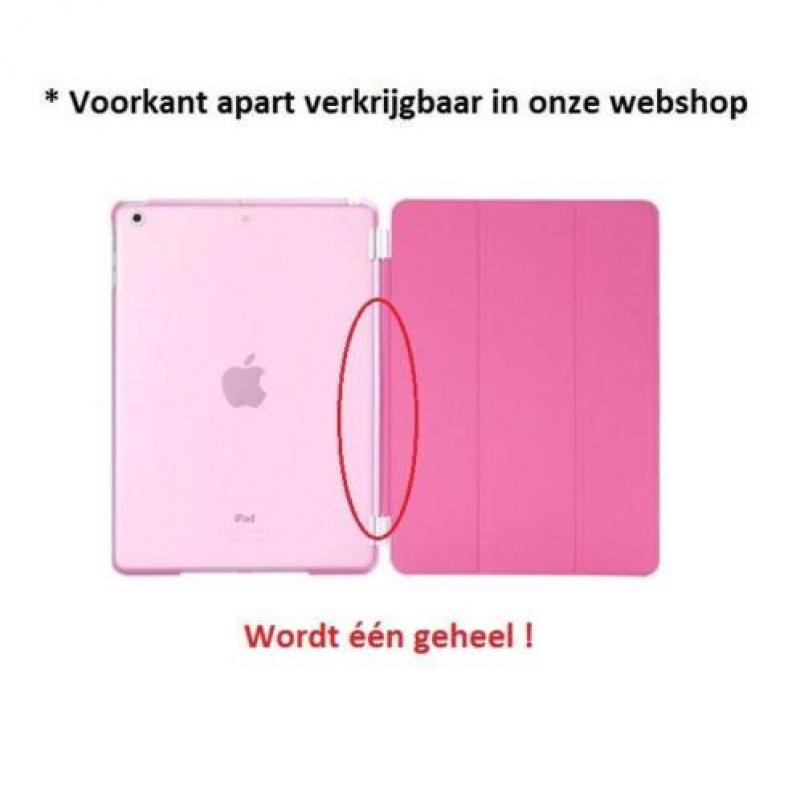 iPad 2 3 4 achterkant hoes hoesje case Doorzichtig - Roze