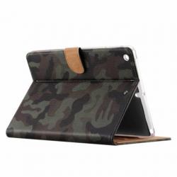 Ntech iPad Air Donker Camouflage Design Booktype Kunstleer