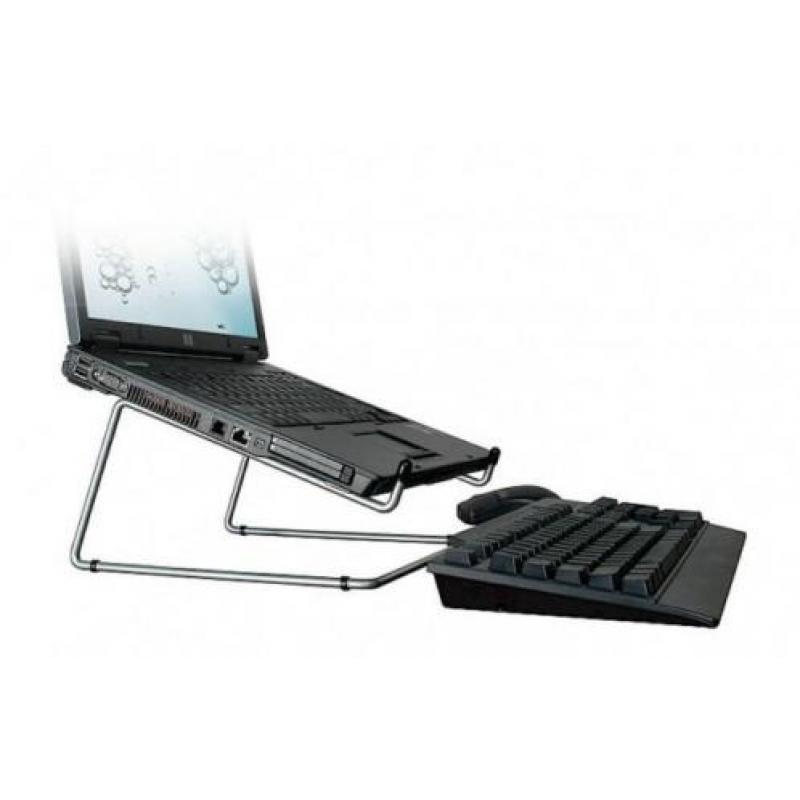 R-GO Steel Office Laptopstandaard, Zilver