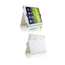 Apple iPad Air 2 lederen leren leer hoes hoesje case - Wit