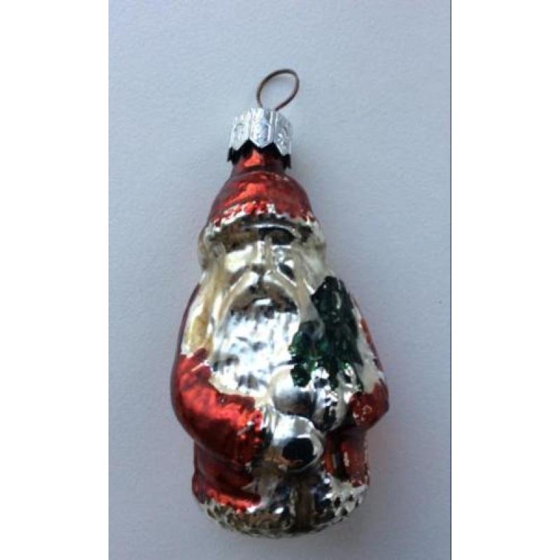 3 Oude antieke kerstballen zie fotos.