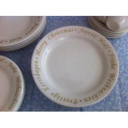 kerst servies