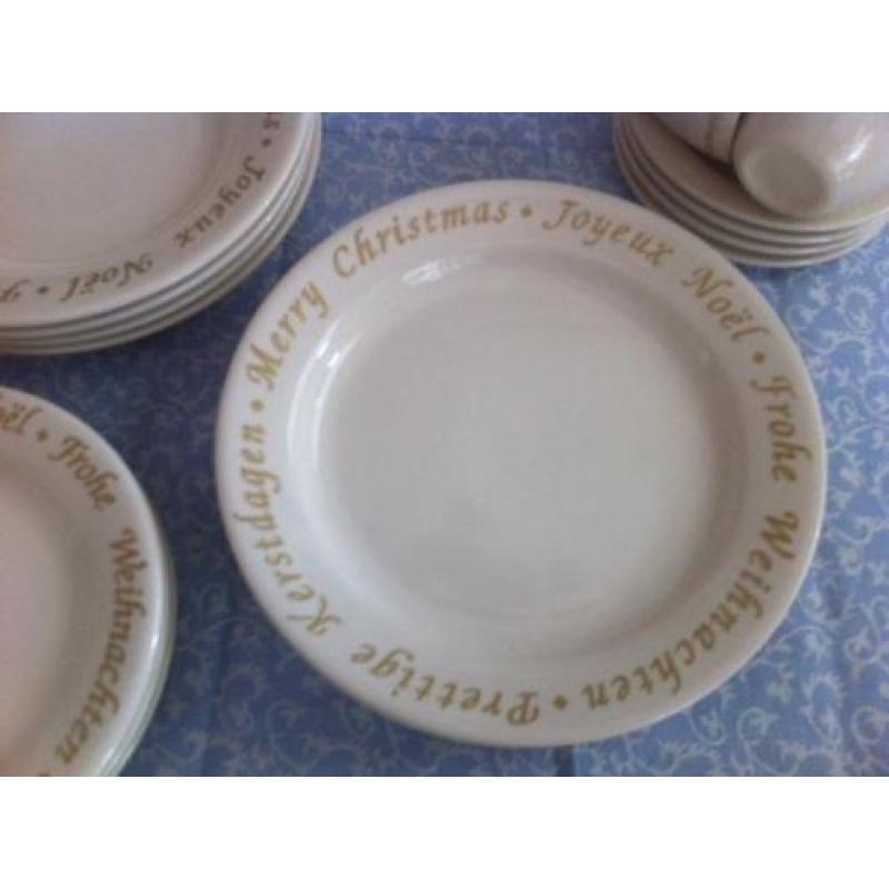 kerst servies
