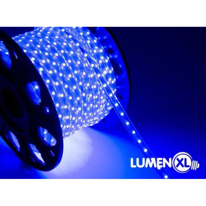 LED strip LEDstrip Lichtslang Blauw 25 meter 230V