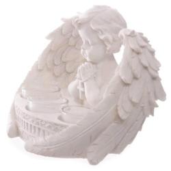 Cherubijn theelichthouder 3-voudig (Kerst overige, Kerst)