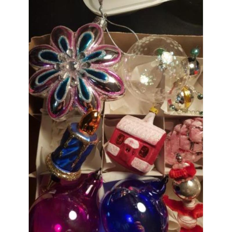 Oude kerstballen