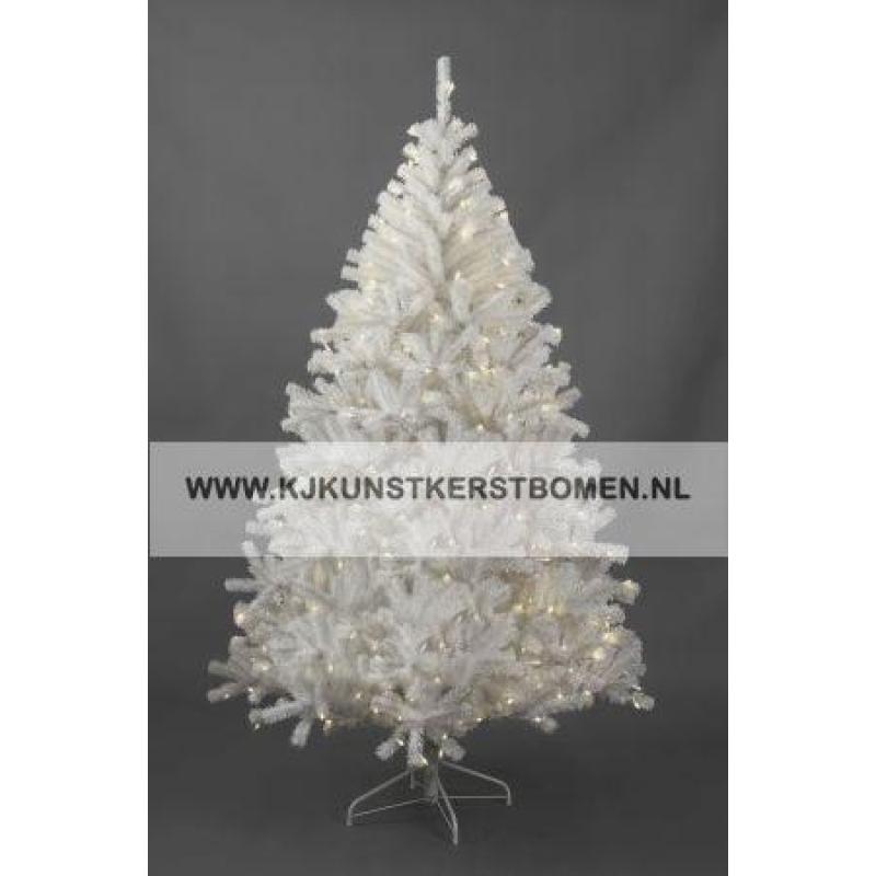 Kunstkertboom Maine wit inclusief warme LED verlichting