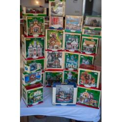 Lemax kerstdorp met veel huisjes te koop