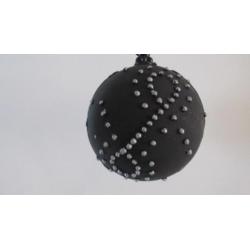 Zwart Kinky Kerstbal van Marlies Dekkers 12 cm