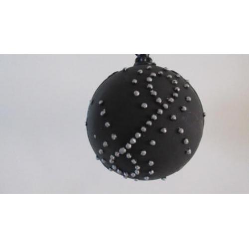 Zwart Kinky Kerstbal van Marlies Dekkers 12 cm