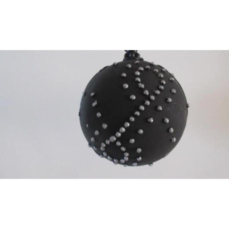Zwart Kinky Kerstbal van Marlies Dekkers 12 cm