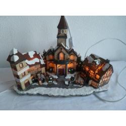 Prachtig verlichte kerk