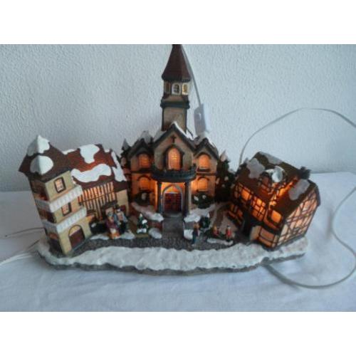 Prachtig verlichte kerk