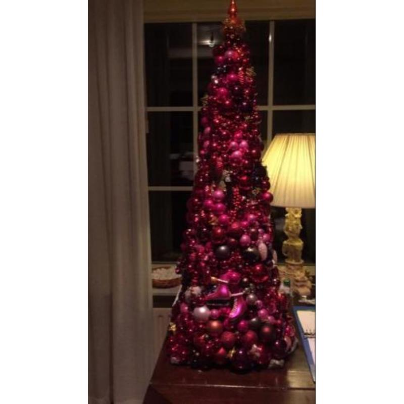 Prachtige kunst kerstbomen