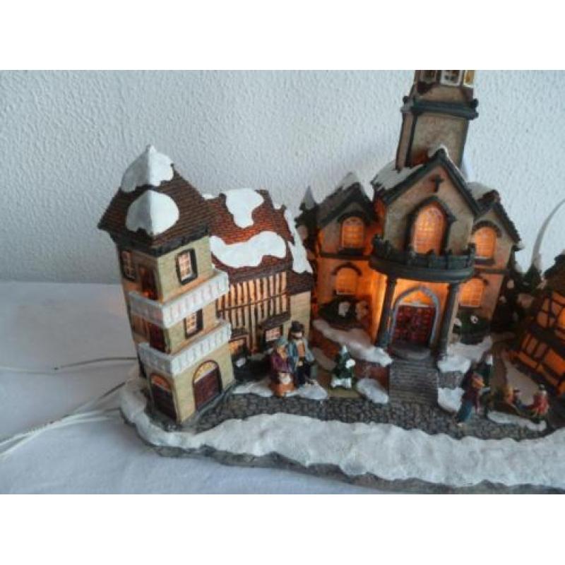 Prachtig verlichte kerk