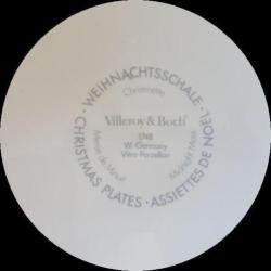 Kerstschaal van Villeroy en Boch, " Kerst mis"