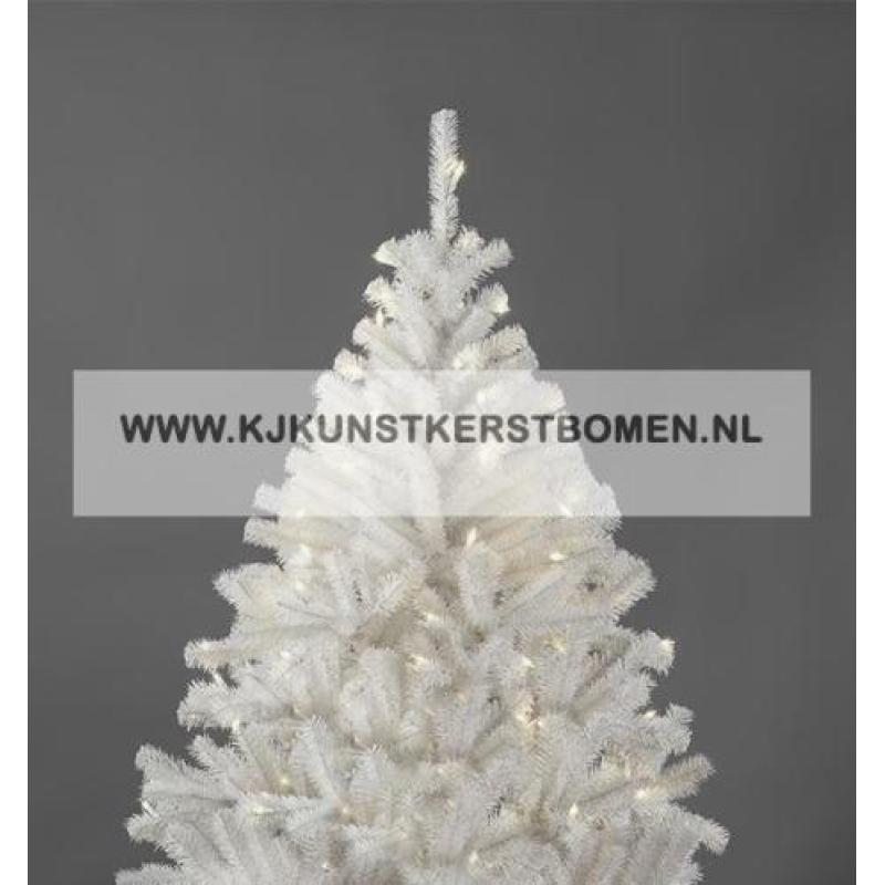 Kunstkertboom Maine wit inclusief warme LED verlichting