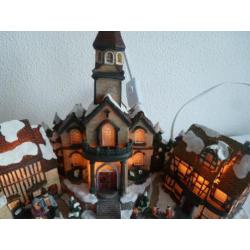 Prachtig verlichte kerk