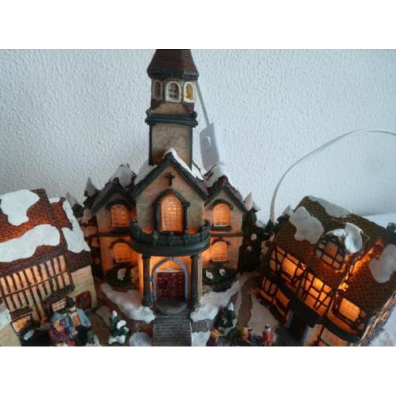 Prachtig verlichte kerk