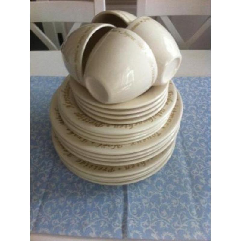 kerst servies