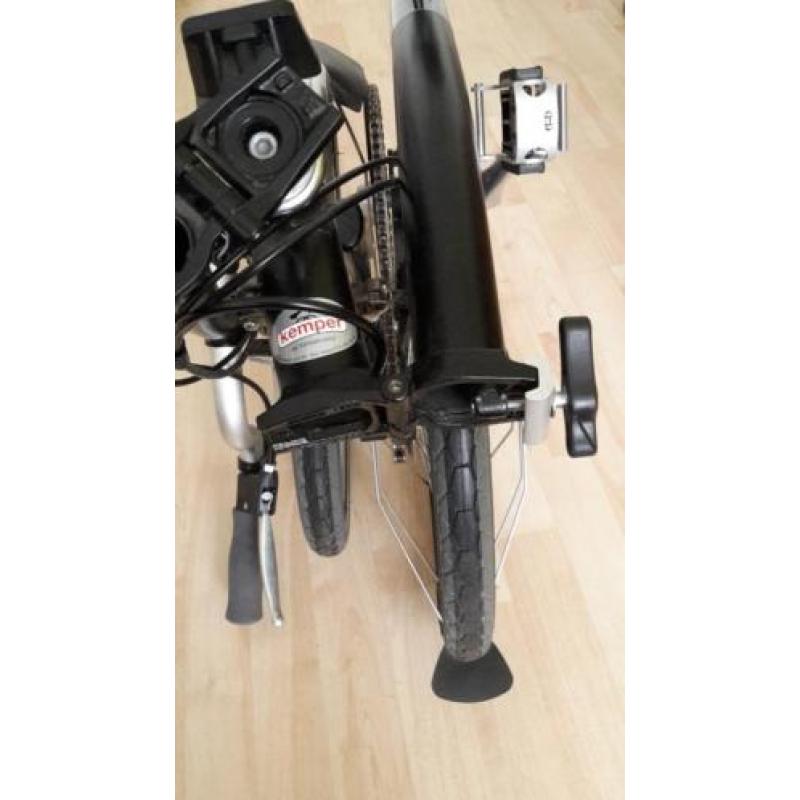 Te koop Brompton vouwfiets 3 versn. Nauwelijks gebruikt!