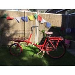 Rode Kronan bakfiets special edition