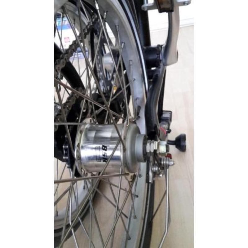Te koop Brompton vouwfiets 3 versn. Nauwelijks gebruikt!