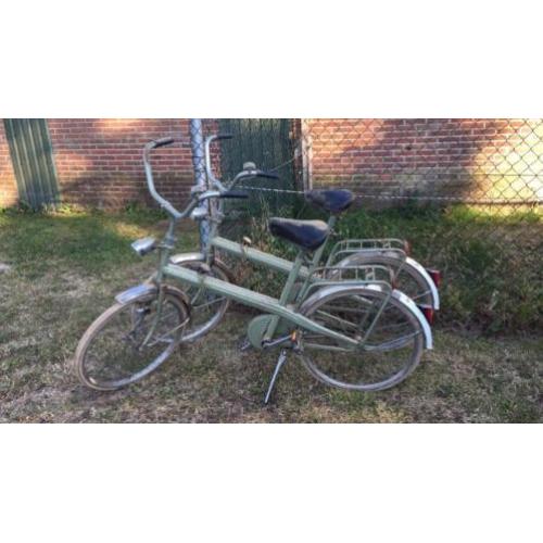 Koppeltje VINTAGE vouwfietsen Batavus