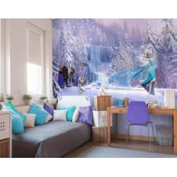 Frozen fotobehang Forest,Frozen behang Elsa Gratis verzenden