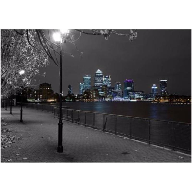 222 London Canary Wharf 420x270 .Fotobehang Behanglijm inclu