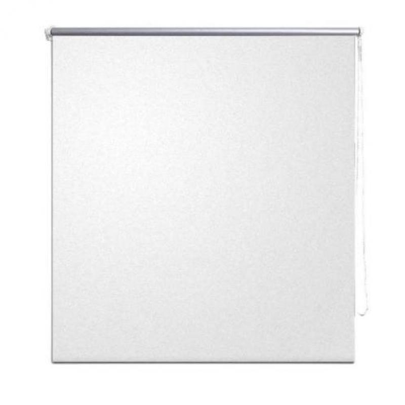 vidaXL Rolgordijn verduisterend 120 x 175 cm wit