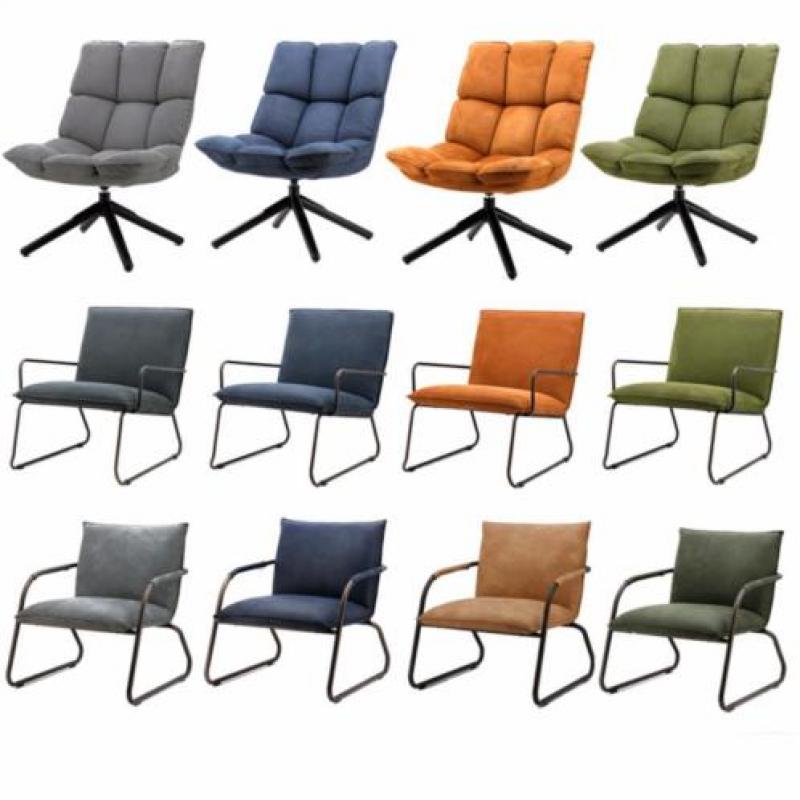 Stoere Eleonora fauteuils retro & industrieel vanaf €199!