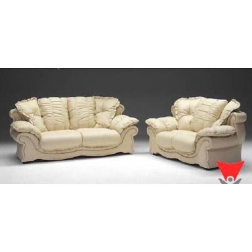 1150,- EXCLUSIEVE BANKSTELLEN met roesjes VERSACE BANK 3+2