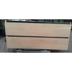 Modern houten badkamermeubel 120 cm