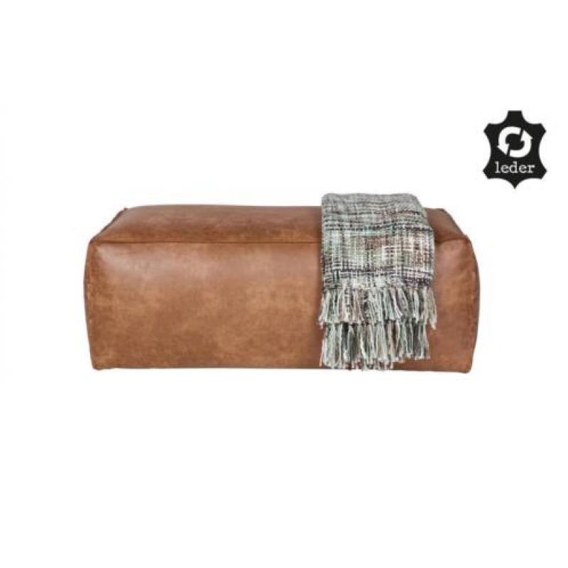 Poef Rodeo Cognac