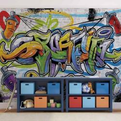 Fotobehang GRAFFITI Gratis Lijm en Verzenden 11399