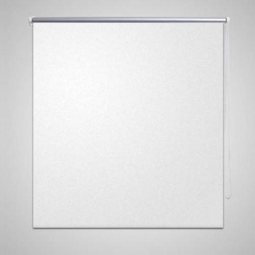 vidaXL Rolgordijn verduisterend 120 x 175 cm wit