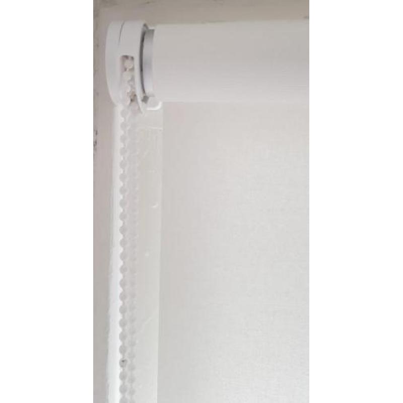 A-klasse Wit rolgordijn,semi transparant, 207,5 cm,als nieuw