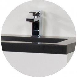 Saniclass Corestone 13 badmeubelset 100cm Wit 2 kraangaten