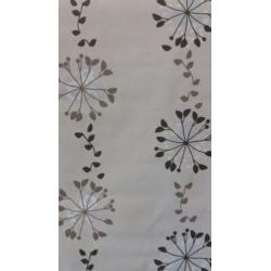 Beige bruin bloem vliesbehang €5,50 op=op